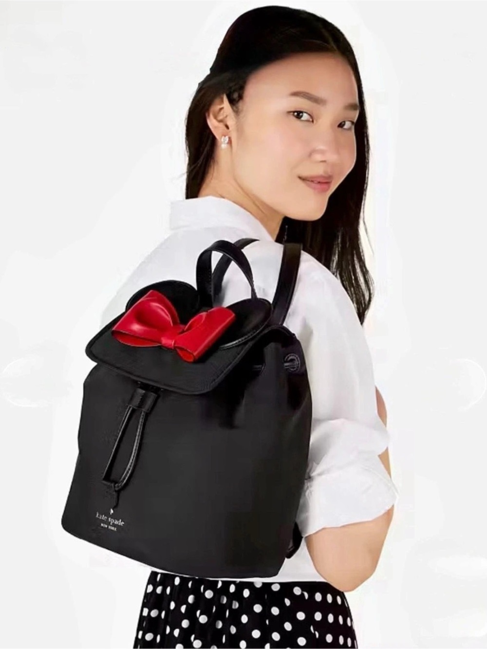 Disney X Kate Spade New York Minnie 3D Flap Backpack
NWT